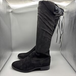 Circus Sam Edelman Boots‎ Women’s Size 9 Black Faux Suede Over the Knee Peyton